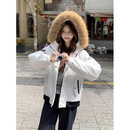 FA53432# 张元英同款派克服韩国ins工装羽绒服复古小众情侣户外棉服 服裝批發女裝批發服飾貨源