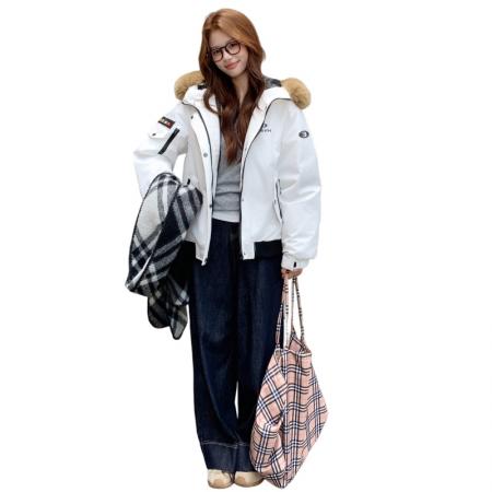 FA53432# 张元英同款派克服韩国ins工装羽绒服复古小众情侣户外棉服 服裝批發女裝批發服飾貨源