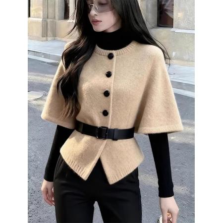 FA53443# 法式穿搭两件套秋冬收腰马甲内搭针织打底衫上衣 服裝批發女裝批發服飾貨源