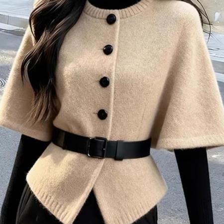 FA53443# 法式穿搭两件套秋冬收腰马甲内搭针织打底衫上衣 服裝批發女裝批發服飾貨源