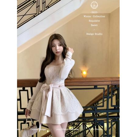 FA53464# 香缇贵女浪漫长短款连衣裙 服裝批發女裝批發服飾貨源