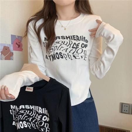 FA53530# 棉美式复古宽松高级设计感港味短袖女