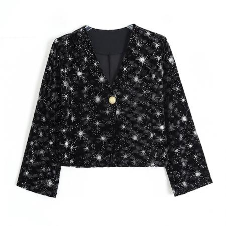 FA53609# 短外套女士春秋披肩外搭九分袖开衫配旗袍裙子外套