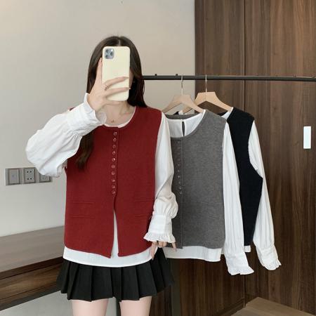 FA53636# 春装新款胖m...