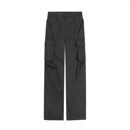 FA53672# 春装新款设计感多口袋工装裤女宽松休闲长裤拖地阔腿裤潮