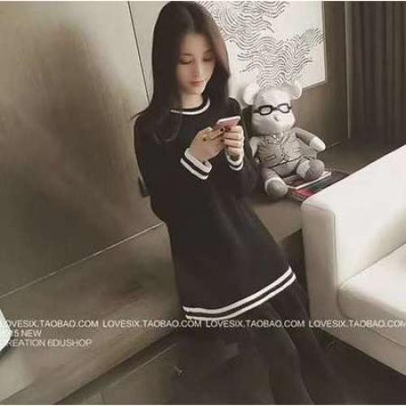 FA53761# 韩版秋冬女装新款中长款打底上衣修身显瘦套头毛衣女士长袖针织衫 服裝批發女裝批發服飾貨源