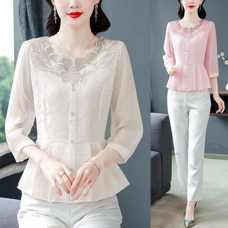 FA53779# 春新款七分袖...