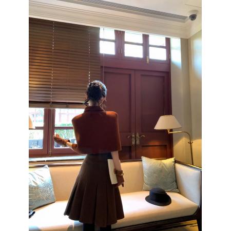 FA53804# 秋冬新款气质斗篷针织衫披肩女法式名媛宽松显瘦时尚休闲毛衣上衣 服裝批發女裝批發服飾貨源