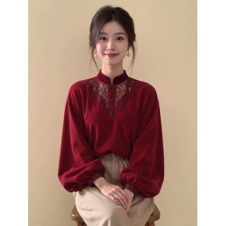 FA53856# 新中式女装红...