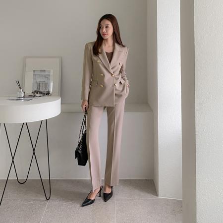 FA54049# 高级西装外套春秋新款休闲时尚气质百搭职业西服套装正装 服裝批發女裝批發服飾貨源