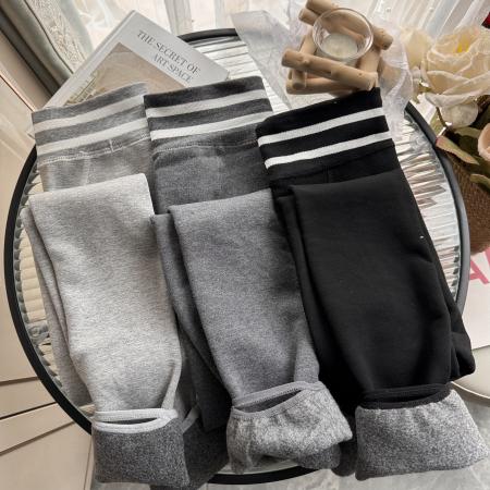 FA54150# 打底裤女外穿秋冬季加绒保暖裤加厚显瘦小脚裤紧身裤女 服裝批發女裝批發服飾貨源