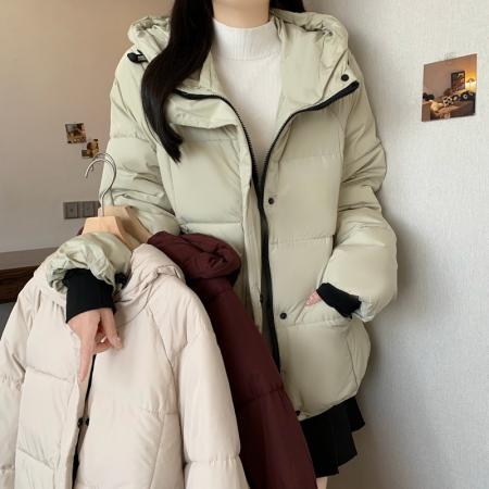 FA54160# 大码女冬季新款加厚保暖连帽棉服宽松显瘦气质棉衣棉袄外套 服裝批發女裝批發服飾貨源