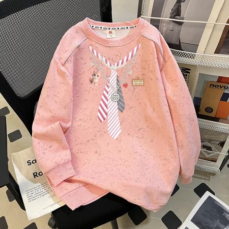 FA54410# 华棉复特大码300斤扎染印花肩膀拼接拉链卫衣女  服裝批發女裝批發服飾貨源