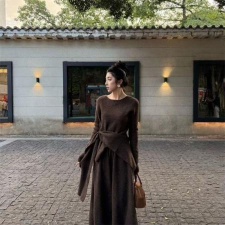 FA54476# 轻奢时尚通勤套装女春季新款大码显瘦收腰上衣休闲裤两件套  服裝批發女裝批發服飾貨源