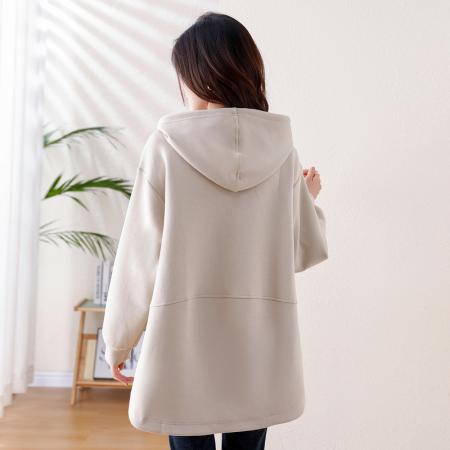 FA54649# 刺绣连帽卫衣女春秋装新款韩版宽松时尚洋气减龄显瘦长袖上衣  服裝批發女裝批發服飾貨源