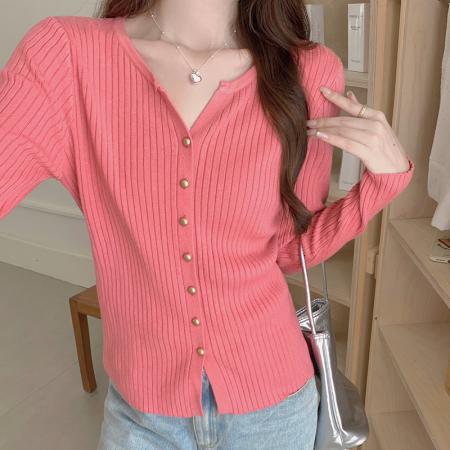 FA54700# 法式简约上衣女秋冬氛围时尚套头时尚内搭打底衫  服裝批發女裝批發服飾貨源