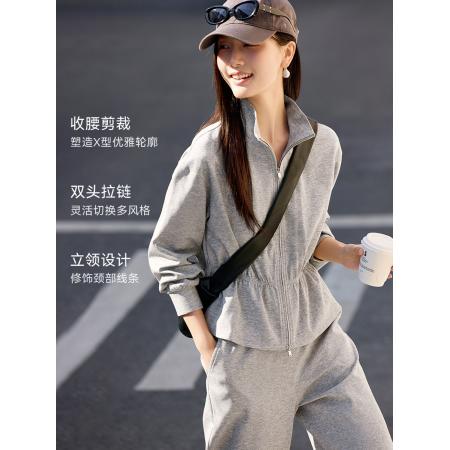 FA54732# 通勤百搭学院风卫衣套装女春季运动减龄穿搭一整套  服裝批發女裝批發服飾貨源