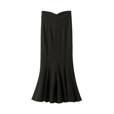 FA54985# 西装鱼尾裙半身裙女春季弹力高腰显瘦大摆包臀裙长款a字裙 服裝批發女裝批發服飾貨源