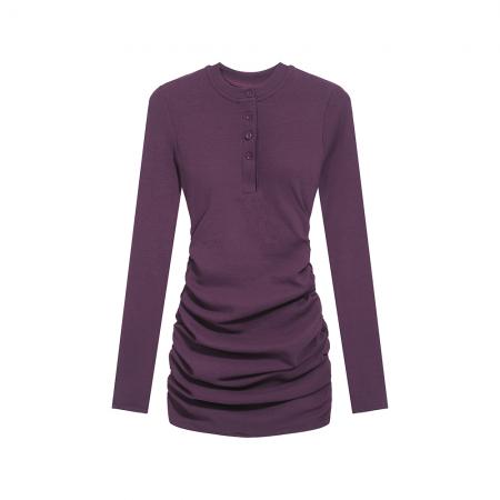 FA55024# 春装新款性感辣露背连衣裙女纯欲紧身包臀打底短裙有胸垫 服裝批發女裝批發服飾貨源