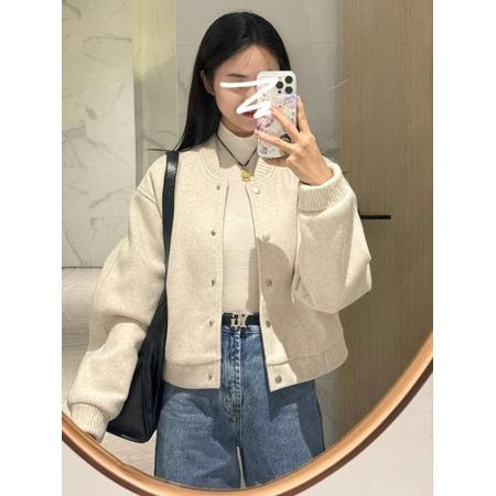 FA55101# 流行小个子韩系百搭独特超好看短款外套女新款爆款秋冬季 服裝批發女裝批發服飾貨源