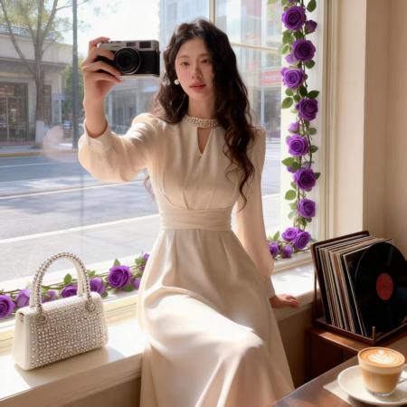 FA55133# 法式名媛时尚...