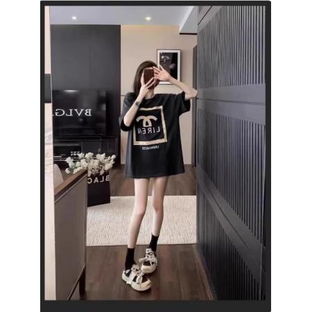 FA55192# 棉短袖设计感小众潮牌宽松 服裝批發女裝批發服飾貨源