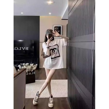 FA55192# 棉短袖设计感小众潮牌宽松 服裝批發女裝批發服飾貨源