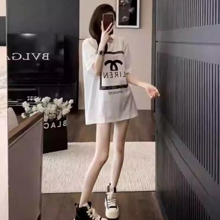 FA55192# 棉短袖设计感小众潮牌宽松 服裝批發女裝批發服飾貨源