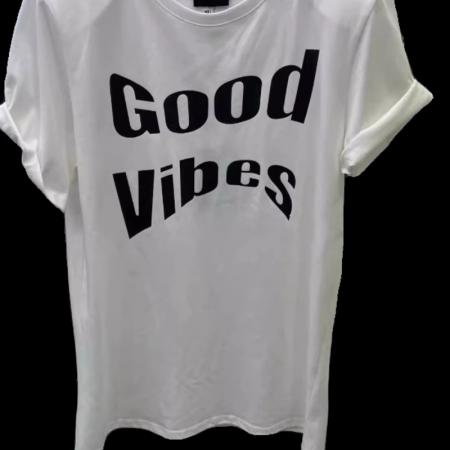 FA55200# 棉短袖T恤女宽松简约字母印花 服裝批發女裝批發服飾貨源