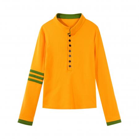 FA55222# 双面绒加厚半高领长袖T恤秋冬新款大码胖MM修身显瘦打底上衣 服裝批發女裝批發服飾貨源