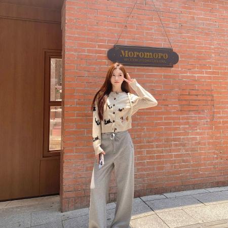 FA55247# 长袖针织毛衣开衫女秋季新款修身显瘦短款上衣潮 服裝批發女裝批發服飾貨源