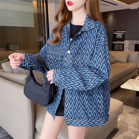 FA55310# 正牛仔爆款磨毛牛仔外套女 服裝批發女裝批發服飾貨源