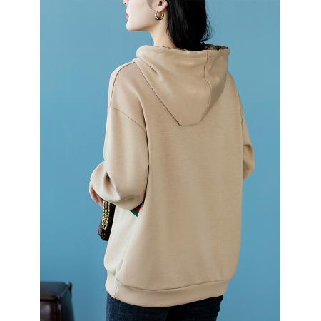 FA55338# 连帽卫衣女士春季新款小个子时尚洋气上衣女 服裝批發女裝批發服飾貨源