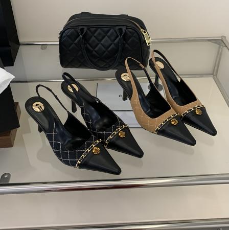 X-32977#春款包头凉鞋 鞋子批发女鞋批发高跟鞋批发