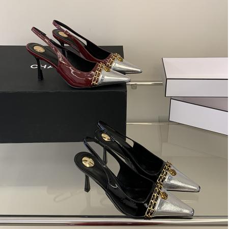 X-32978#春款上市前包后凉凉鞋 鞋子批发女鞋批发高跟鞋批发