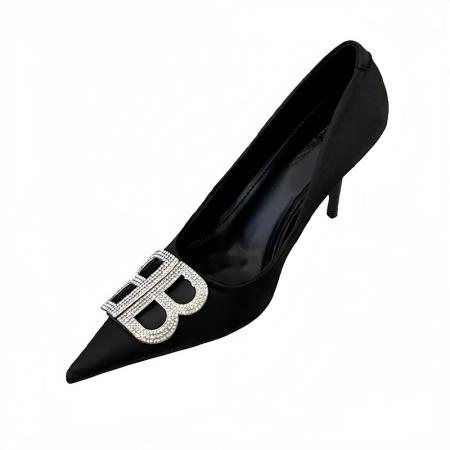 X-32980# 新款春款水钻扣单鞋 鞋子批发女鞋批发高跟鞋批发