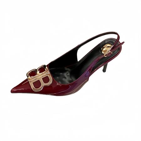 X-32983#新款金属扣高跟尖头包头凉鞋 鞋子批发女鞋批发高跟鞋批发