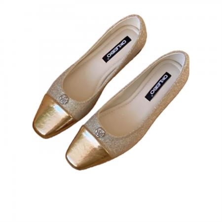 X-32988#小香风单鞋女鞋子春秋新款配裙子气质百搭法式浅口平底瓢鞋 鞋子批发女鞋批发高跟鞋批发