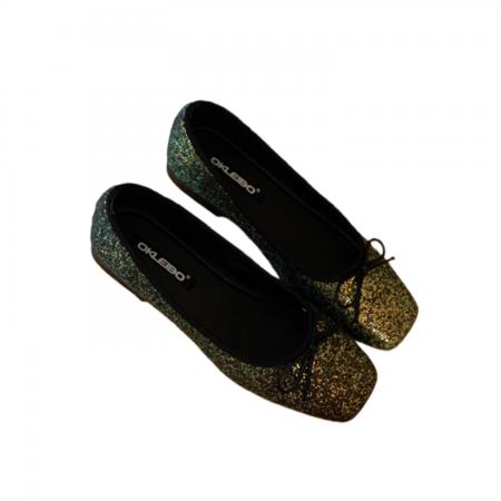 X-32991#春秋季新款法式小众平底芭蕾舞鞋女气质蝴蝶结仙女风浅口单鞋 鞋子批发女鞋批发高跟鞋批发