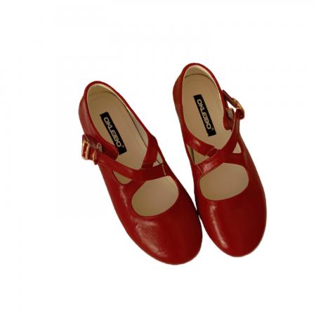 X-32992#红色高级感单鞋女春季新款法式玛丽珍小皮鞋配裙子浅口晚晚鞋 鞋子批发女鞋批发高跟鞋批发