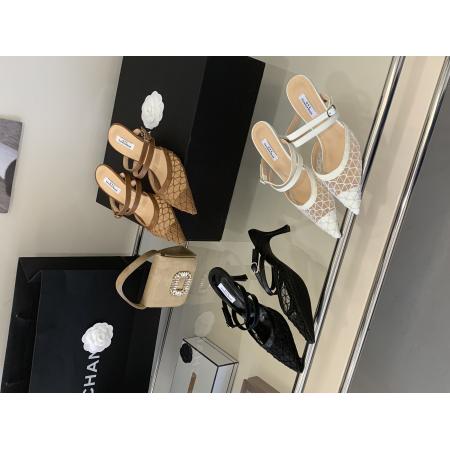 X-32998#新品尖头网纱一字带细高跟韩系高跟拖鞋外穿35-40 鞋子批发女鞋批发高跟鞋批发