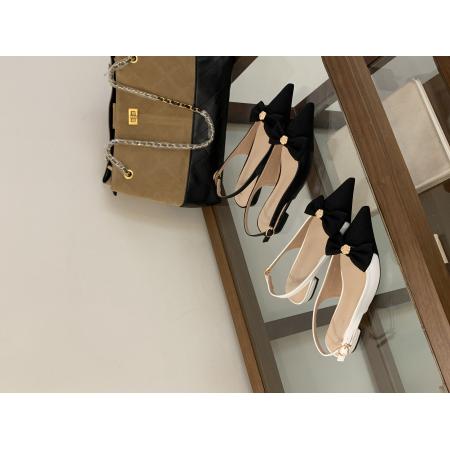 X-33042#法式气质包头凉鞋仙女鞋小香风 鞋子批发女鞋批发高跟鞋批发