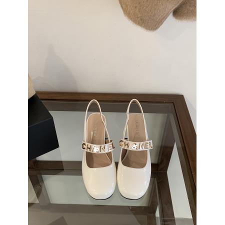 X-33046#新款法式金色高跟鞋后空方圆头玛丽珍女鞋一字带粗跟春款单鞋 鞋子批发女鞋批发高跟鞋批发