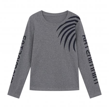 FA55471# 秋冬新款纯棉时尚正肩长袖T恤大码女装胖mm今年流行显瘦上衣  服裝批發女裝批發服飾貨源