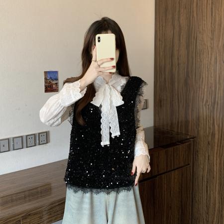 FA55632# 大码女装早春季新款毛衣套装慵懒风二件套套装  服裝批發女裝批發服飾貨源