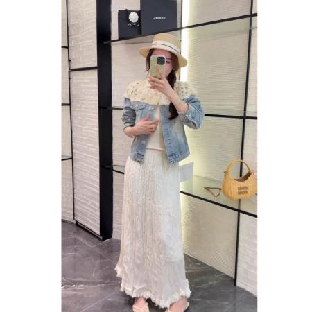 FA55633# 新款欧货女装时尚拼接蕾丝牛仔短款外套  服裝批發女裝批發服飾貨源