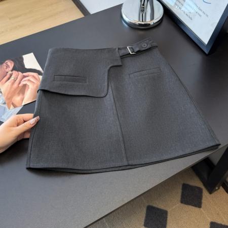 FA55641# 时尚洋气西装半身裙女短裙春夏新款辣妹风高腰显瘦A字裙  服裝批發女裝批發服飾貨源