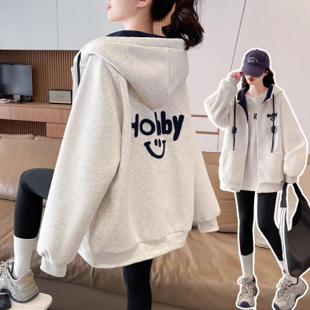 FA55772# 刺绣卫衣外套女春秋新款初高中学生早春季棒球服 服裝批發女裝批發服飾貨源