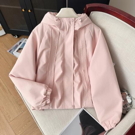 FA55776# 冬款连帽设计感冲锋衣棉服外套设计感宽松百搭小个子工装棉衣 服裝批發女裝批發服飾貨源