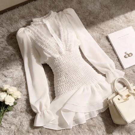 FA55831# 秋季荷叶边长...